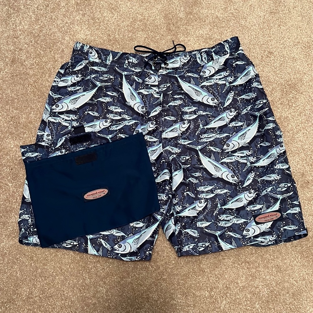 Vineyard Vines Boardshort Fish Medium